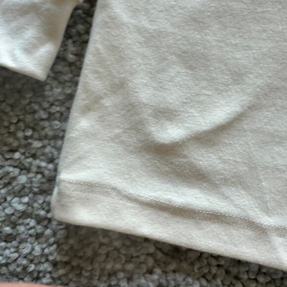 Men's YoungLA  Thick#450 CloudFoamLongSleeveCrewNeck, XL, NWT, Cream - Picture 5 of 6